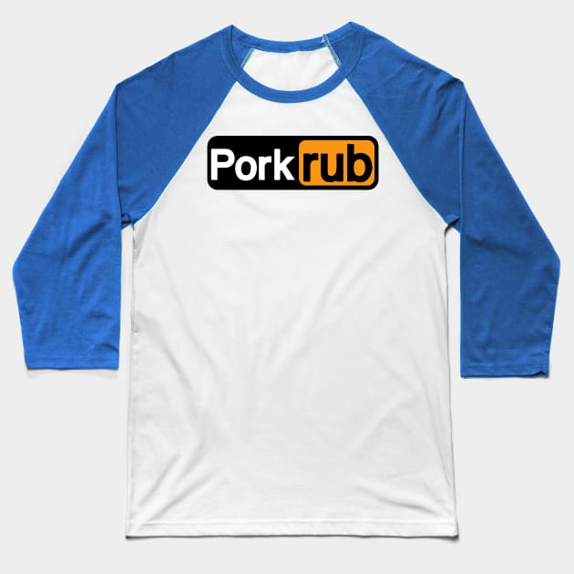 Bbq Pork Baseball T-Shirt by Rooscsbresundae
